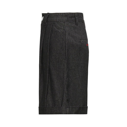 【2件9折】【Petit Bari】法式松弛百慕大丹宁短裤 纯色高品质 直筒裤 商品图2