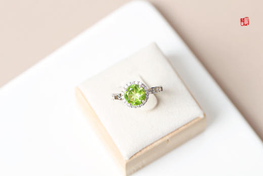 【莺时】橄榄石戒指 商品图0