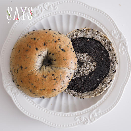 蜂蜜黑芝麻贝果 商品图1
