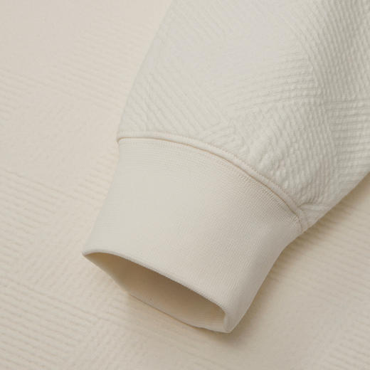 棉仓362808010-宽松插肩阔版老钱风圆领套头卫衣 商品图4