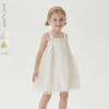 【马克珍妮 芦芙】2024年夏装女童清新拼接网纱吊带连衣裙240558 商品缩略图0