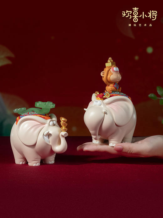 欢喜小将 封侯拜相 吉祥如意 潮玩艺术品创意礼物玩具桌面手办 商品图5