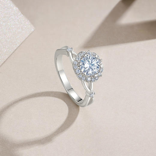 【心动的感觉 纯纯的爱恋】玖钻 莫桑石项链手链戒指系列 2025新款 商品图8