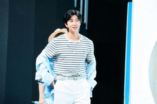 男女同款外贸单圣罗兰天然麻棉籽本木棉海魂条纹T恤 商品图2