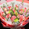 520花束【 艾莎秘境】新鲜鲜花花束 艾莎玫瑰百合混搭花束 （可备注送货时间） 商品缩略图1