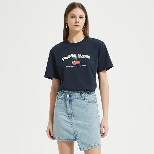 【2件9折】【Petit Bari】设计师款 樱桃印花女士 潮流短T 网球穿搭 商品图0