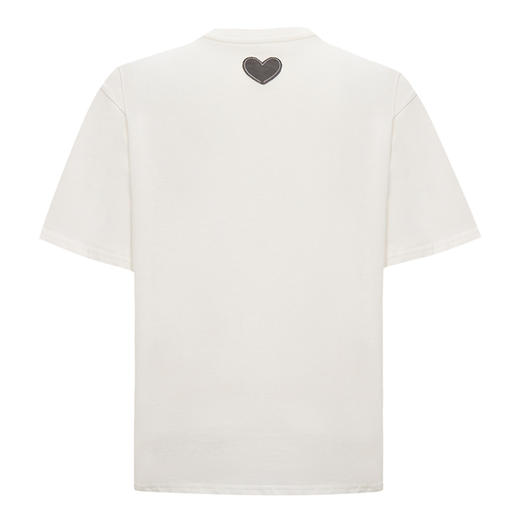 【2件9折】【Petit Bari】(多色)复古天使印花短袖T恤宽松休闲 商品图5