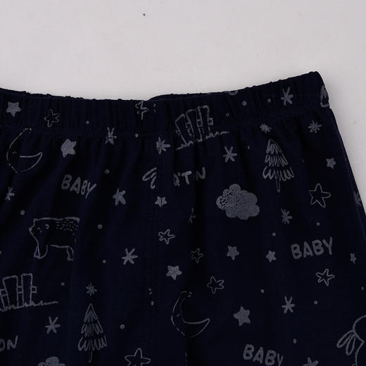 棉果果夏季男童女童防蚊5A抗菌莫代尔九分裤M201208425227 商品图2