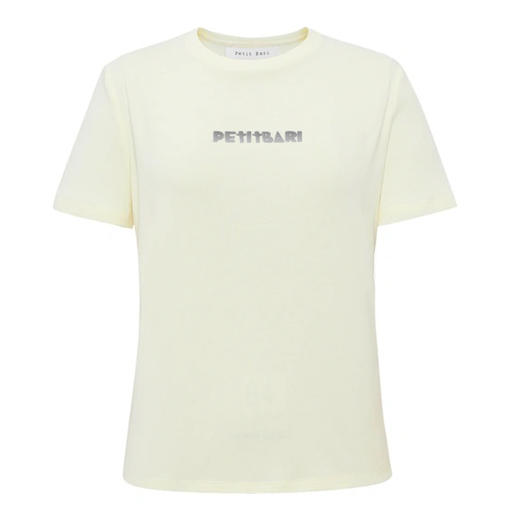 【2件9折】【Petit Bari】烫钻渐变印花修身短袖T恤 商品图4