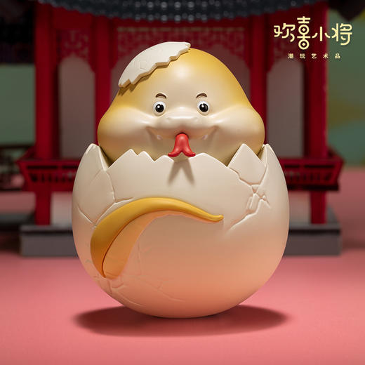 欢喜小将  解压《十二生肖不倒翁》 可玩性高 打工人招财工位摆件 商品图6