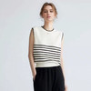 【2件9折】【Petit Bari】(多色)简约时尚撞色条纹针织背心 商品缩略图1