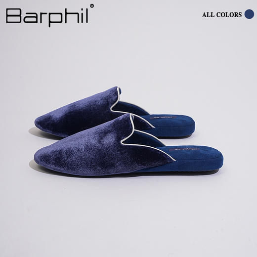 Barphil室内家居拖鞋女2025新款真丝透气包头凉拖防滑静音新中式3036 商品图4