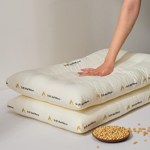 自然醒全棉A类大豆纤维立体安睡枕头家用成人护颈椎助睡眠枕芯宿舍单人睡觉整头XK 商品图7