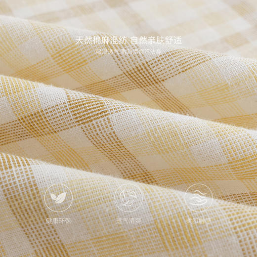 马克珍妮男童棉麻复古格纹衬衫宝宝衬衣上衣2025年夏装新款550500 商品图3