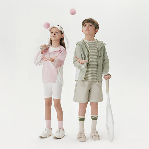 [速干]马克珍妮男女童高弹运动外套儿童夹克2025年春夏新款550370 商品图1