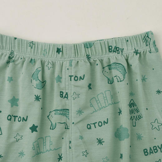 棉果果夏季男童家居服防蚊5A抗菌莫代尔九分裤M211208425226 商品图3