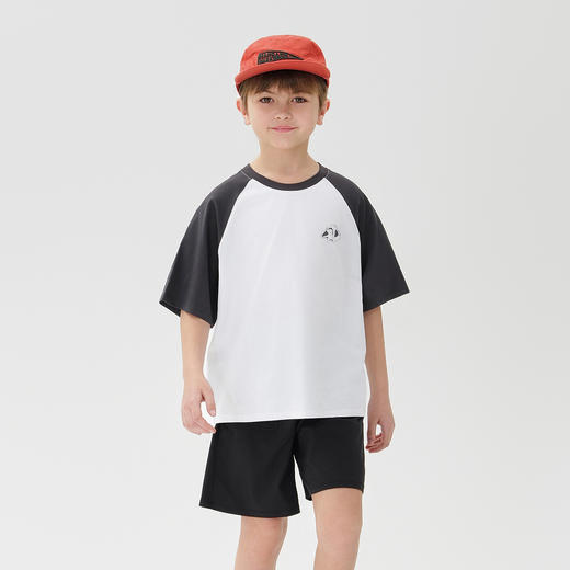 【凉感】马克珍妮男女童山系户外短袖T恤 儿童上衣夏装新款550581 商品图1