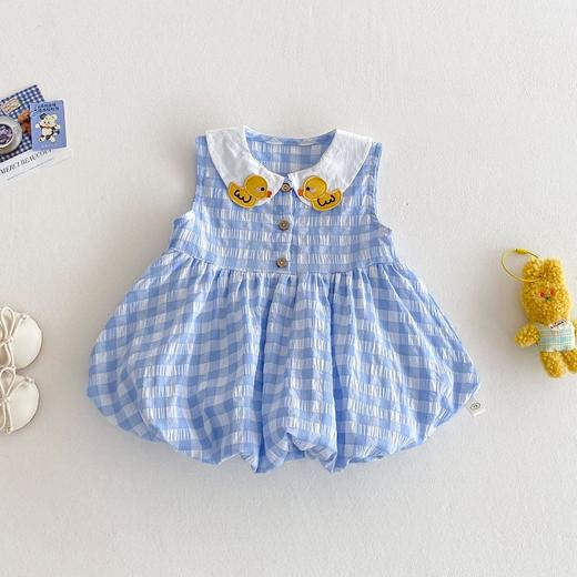 【新款女童系列，可爱小鸭姐妹装】女童卡通系列2025新款 夏季儿童韩版夏装薄 宝宝字母小鸭系列姐妹-QQ 商品图6