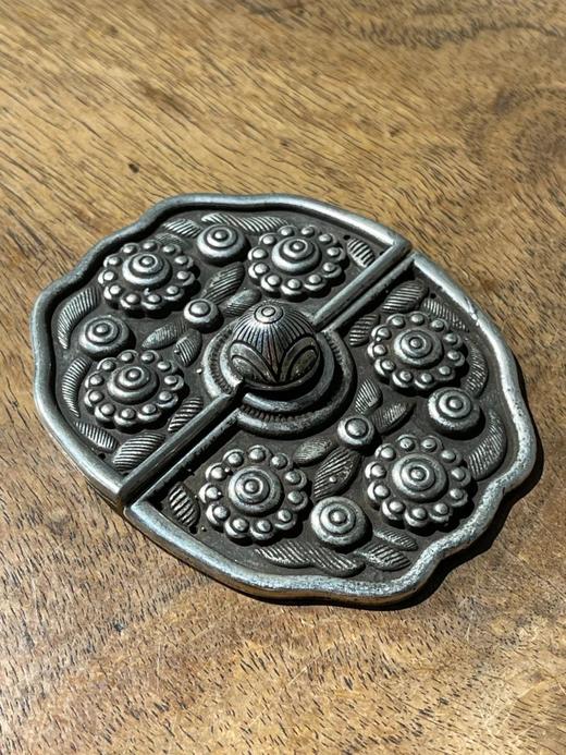 藏银錾宝相花纹服饰扣环，顺丰包邮 商品图3