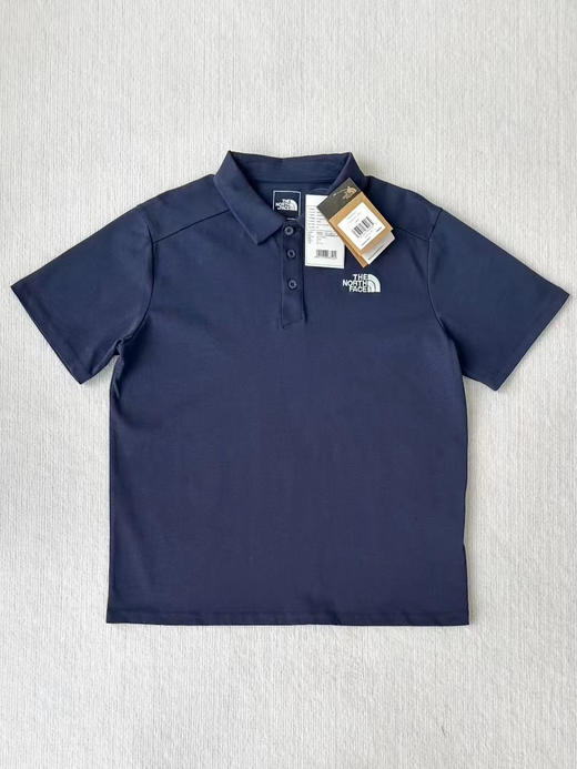 正品TNF 北面POLO衫25春夏吸湿翻领短袖速干T恤
纯棉面料，舒适透气，吸湿排汗。
吊牌齐全，洗唛齐全，防伪镭射标齐全。
黑色  藏蓝  石灰白 粉色
尺码MLXLXXL 商品图2