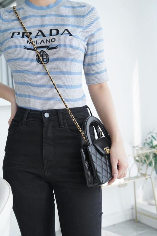 CHANEL香奈儿23K系列Kelly金标链条带手柄亮面小牛皮十色合集斜挎单肩手提包（HH） 商品图10