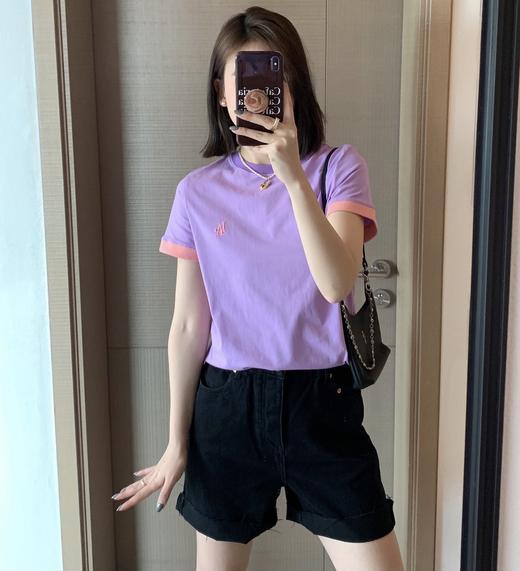 原单新款m糖果拼色短袖T恤 商品图5