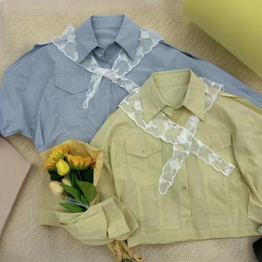 年中清仓- 赠送披肩【新品】清新色系短款外套上衣-喜出 商品图2