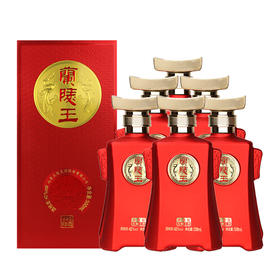 兰陵 兰陵王红王42度 浓香型白酒 508mL*6瓶 整箱