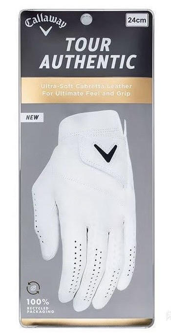 全新卡拉威日单尾货高尔夫羊皮手套，只有左手
尺码全齐22.23.24.25.26码
材质：全羊皮，最舒服的青灰羊皮 商品图1