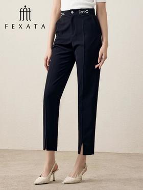 3楼FEXATA服饰(新百购) 都市高智感开叉休闲裤