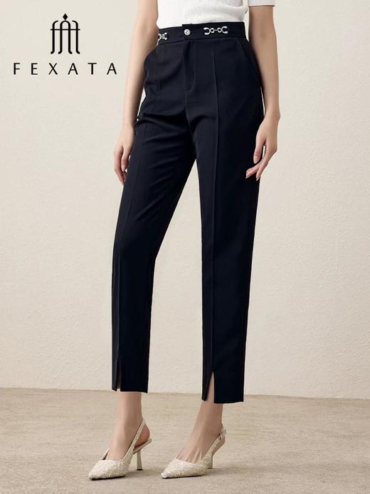 3楼FEXATA服饰(新百购) 都市高智感开叉休闲裤 商品图0