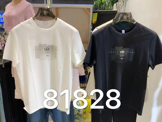 男装25春夏新品休闲圆领短袖T恤2214-D81828 商品图0