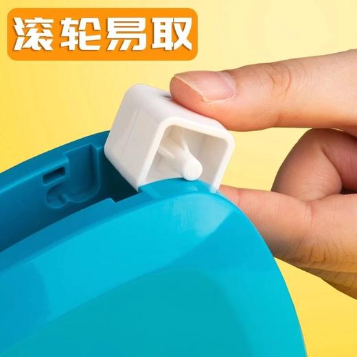 得力透明胶带切割器1个 蓝色 胶带机胶带撕断器胶带底座固定器胶带架814A 商品图4