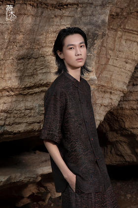 荷木HEMU丨2025SS[MEN]莨纱·短袖