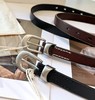 小众设计品牌  OL复古小牛皮皮带   细腰带 商品缩略图0