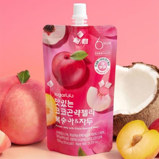 sugarlolo魔芋果冻桃子&李子150g슈가로로 곤약젤리 복숭아&자두 商品图0