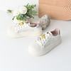 经典鲨2025年夏季新款韩版百搭系带厚底显高休闲小白鞋面包鞋女KW316-529011 商品缩略图3