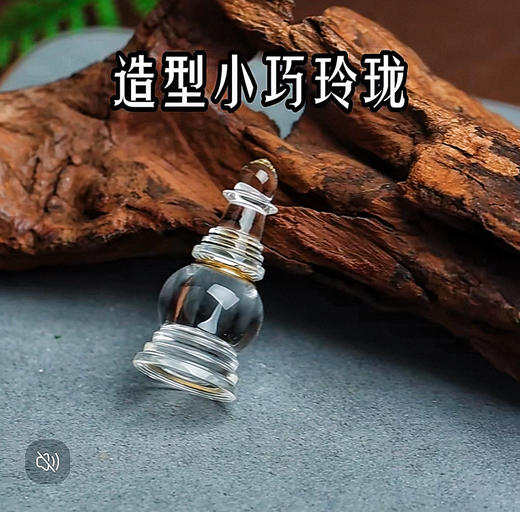 天然白水晶舍利塔摆件迷你佛塔原石精雕装藏舍利子甘露丸空瓶定制 商品图6