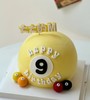 【臻品系列】--【立体台球】送男士、老公、兄弟生日蛋糕 商品缩略图0