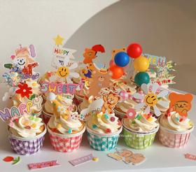 【优品系列】---小熊插件款【纸杯蛋糕】