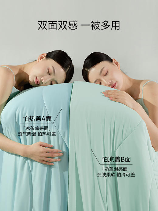 佳丽斯空调被夏被2025新款夏季被子被芯a类可机洗夏凉被凉感冰丝 商品图4