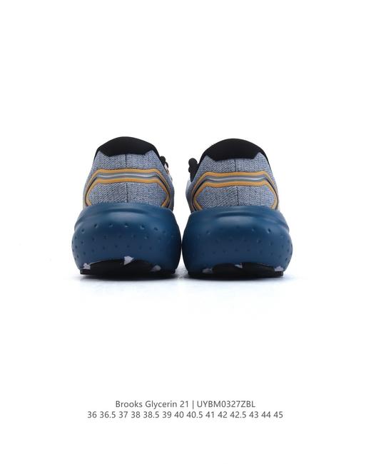 【公司级】BROOKS 布鲁克斯 男女子专业缓震跑步鞋Glycerin甘油21运动厚底增高老爹鞋 商品图10