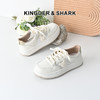 经典鲨2025夏季新款网状透气舒适轻巧系带休闲小白鞋板鞋女KW194-529031 商品缩略图0