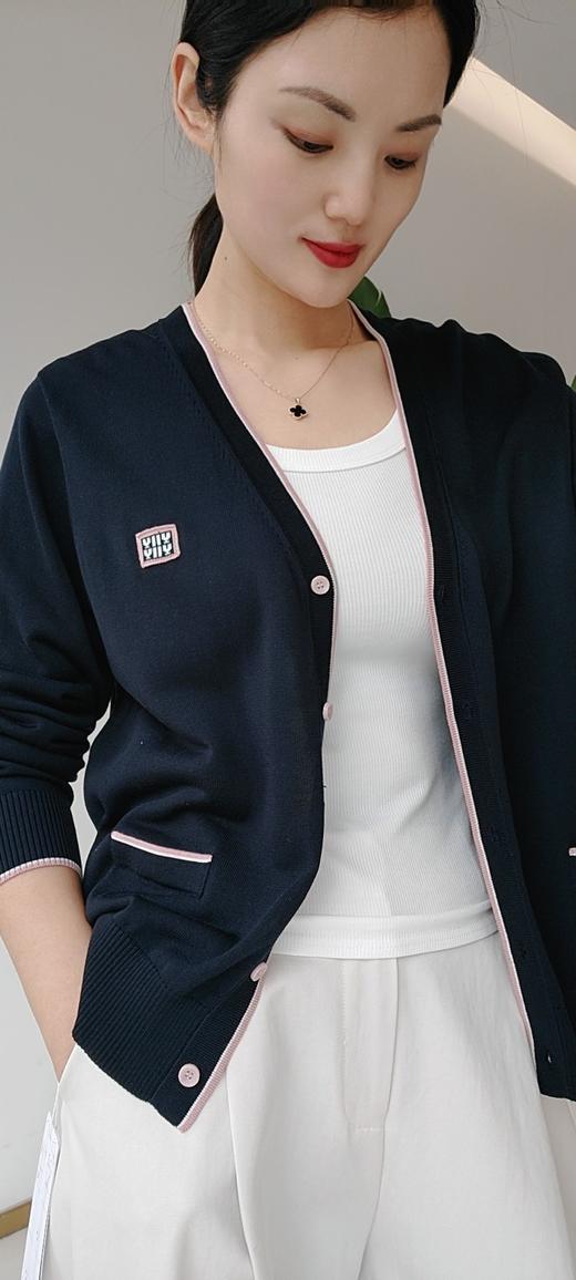 589501天丝粉边开衫 商品图2