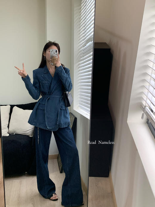 Read Nameless /莱赛尔牛仔西装外套 2025/3/31 商品图10