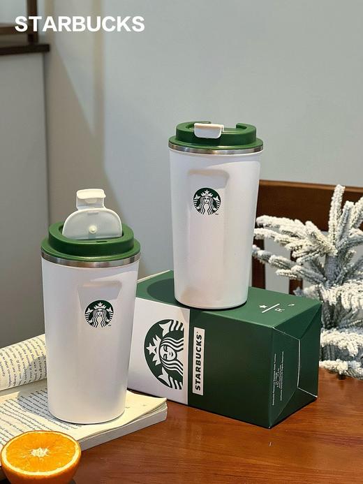 【星巴克经典小白绿咖啡杯】 容量：500 ml 商品图4