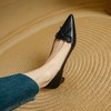 【预售5天】绝美蝴蝶结尖头单鞋女新款法式通勤浅口低跟皮鞋PS&PS3106 商品缩略图2