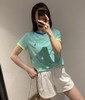 原单新款m糖果拼色短袖T恤 商品缩略图0