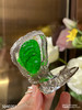老坑玻璃种帝王绿观音吊坠【5040201】具体价格微信咨询 商品缩略图8