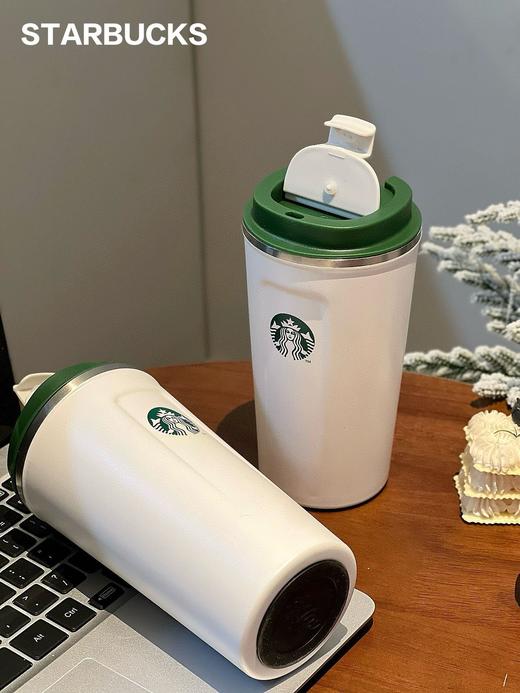 【星巴克经典小白绿咖啡杯】 容量：500 ml 商品图3